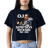 Rip Oj Simpson 1947 2024 Women's Crop Top Tee