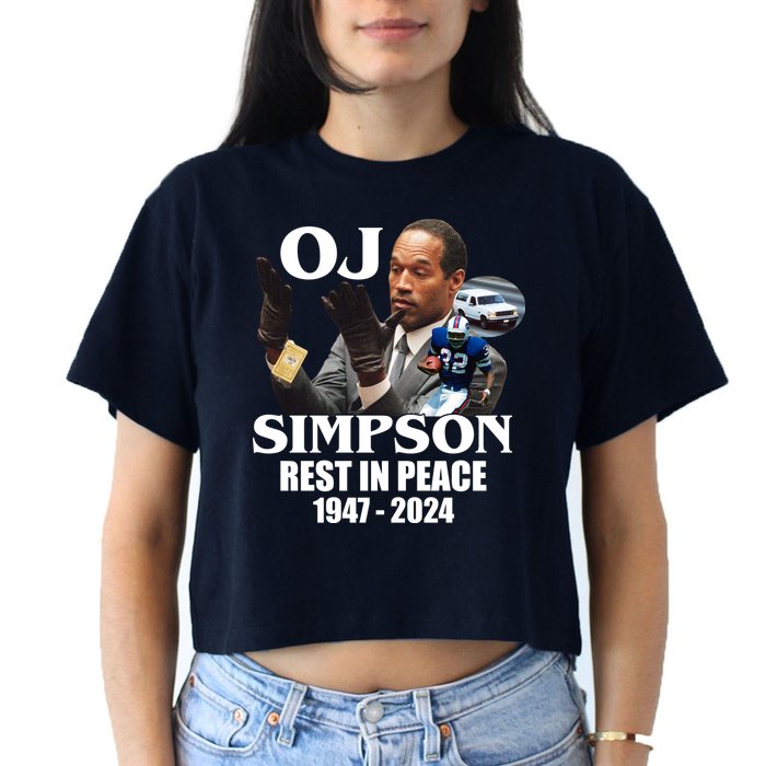 Rip Oj Simpson 1947 2024 Women's Crop Top Tee