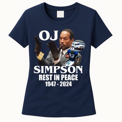 Rip Oj Simpson 1947 2024 Womens T-Shirt