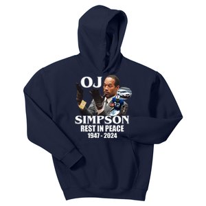 Rip Oj Simpson 1947 2024 Kids Hoodie