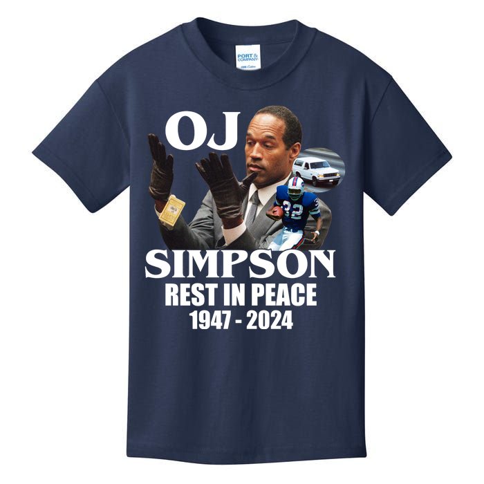 Rip Oj Simpson 1947 2024 Kids T-Shirt