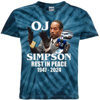 Rip Oj Simpson 1947 2024 Kids Tie-Dye T-Shirt