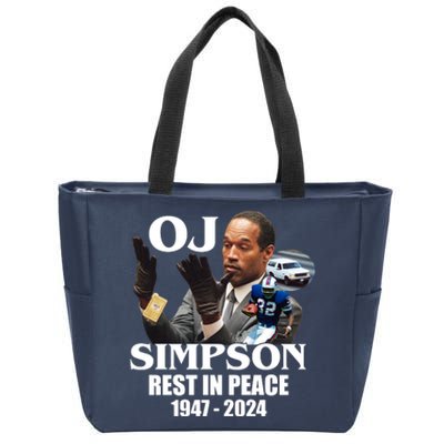 Rip Oj Simpson 1947 2024 Zip Tote Bag