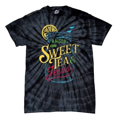 Raised On Sweet Tea & Jesus Southern Pride Iced Tea Tie-Dye T-Shirt