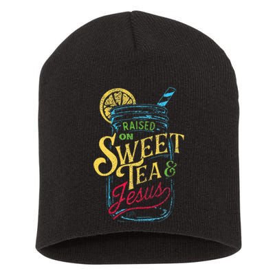 Raised On Sweet Tea & Jesus Southern Pride Iced Tea Short Acrylic Beanie