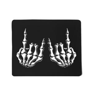 Rock On Skeleton Hand Rock And Roll Rock Band Mousepad