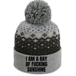 Ray Of Sunshine The Baniff Cuffed Pom Beanie