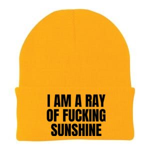 Ray Of Sunshine Knit Cap Winter Beanie