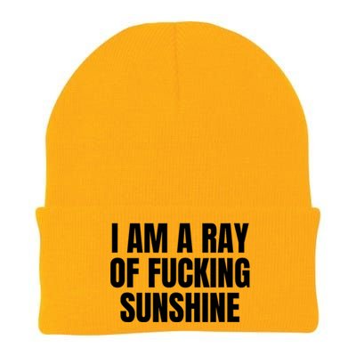 Ray Of Sunshine Knit Cap Winter Beanie