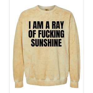 Ray Of Sunshine Colorblast Crewneck Sweatshirt