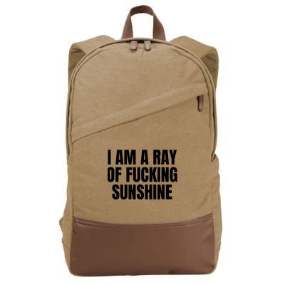 Ray Of Sunshine Cotton Canvas Backpack