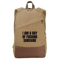 Ray Of Sunshine Cotton Canvas Backpack