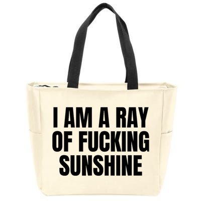 Ray Of Sunshine Zip Tote Bag