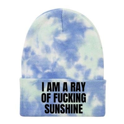 Ray Of Sunshine Tie Dye 12in Knit Beanie