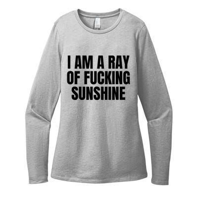 Ray Of Sunshine Womens CVC Long Sleeve Shirt