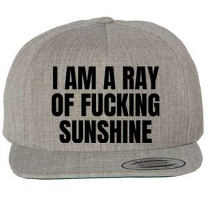 Ray Of Sunshine Wool Snapback Cap