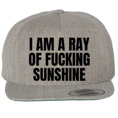 Ray Of Sunshine Wool Snapback Cap