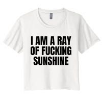 Ray Of Sunshine Women's Crop Top Tee