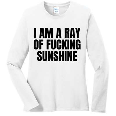 Ray Of Sunshine Ladies Long Sleeve Shirt