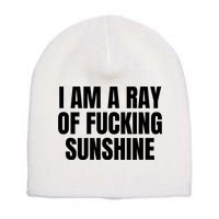 Ray Of Sunshine Short Acrylic Beanie