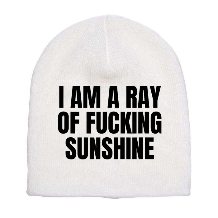 Ray Of Sunshine Short Acrylic Beanie