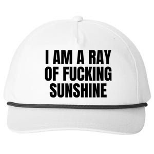 Ray Of Sunshine Snapback Five-Panel Rope Hat