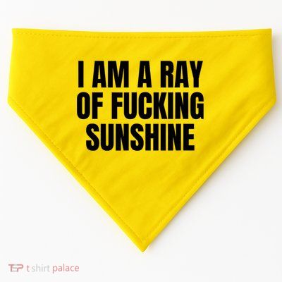 Ray Of Sunshine USA-Made Doggie Bandana