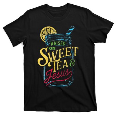 Raised On Sweet Tea & Jesus Southern Pride Iced Tea T-Shirt