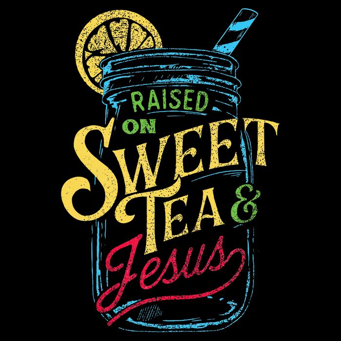 Raised On Sweet Tea & Jesus Southern Pride Iced Tea Tank Top