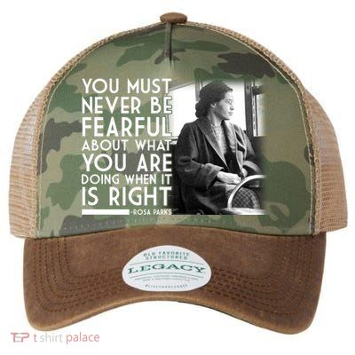 Rosa Parks Never be Fearful Black History Legacy Tie Dye Trucker Hat