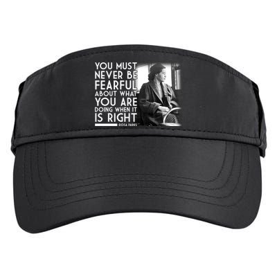 Rosa Parks Never be Fearful Black History Adult Drive Performance Visor