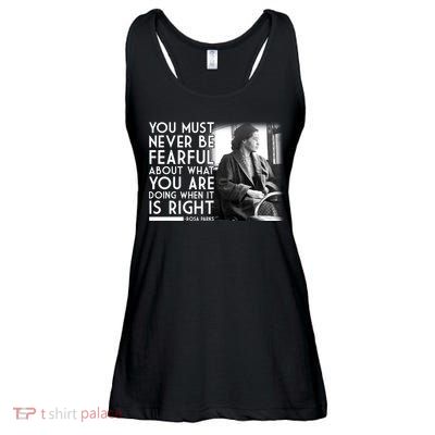 Rosa Parks Never be Fearful Black History Ladies Essential Flowy Tank