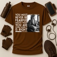 Rosa Parks Never be Fearful Black History Cooling Performance Crew T-Shirt