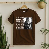 Rosa Parks Never be Fearful Black History T-Shirt