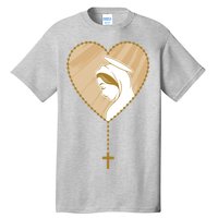 Rosary Virgin Mary Tall T-Shirt