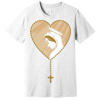 Rosary Virgin Mary Premium T-Shirt