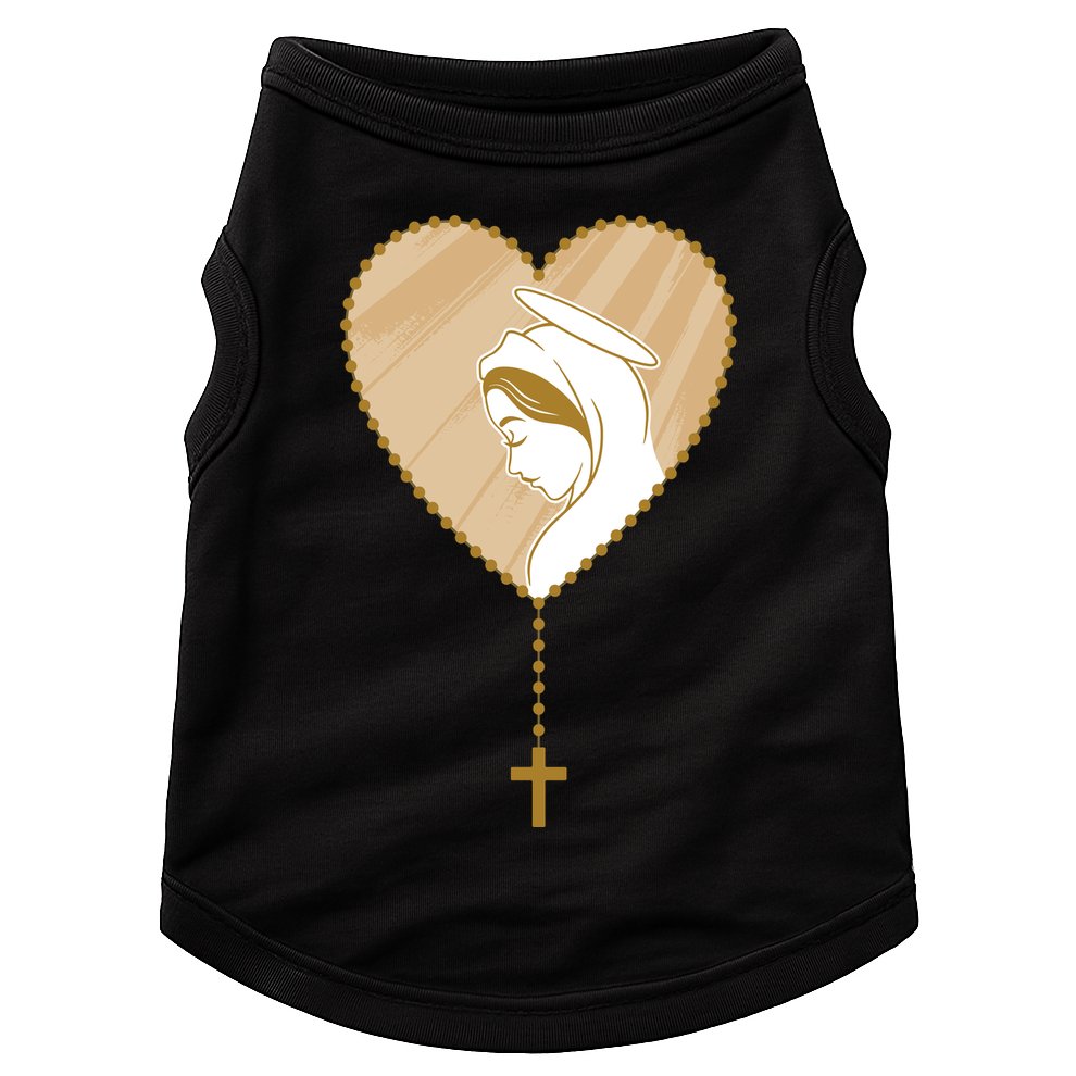Rosary Virgin Mary Doggie Tank
