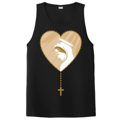 Rosary Virgin Mary PosiCharge Competitor Tank