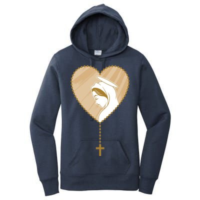 Rosary Virgin Mary Women's Pullover Hoodie