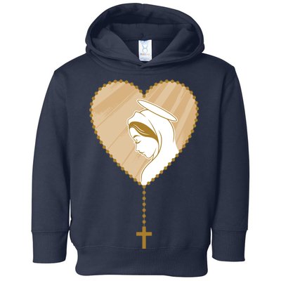 Rosary Virgin Mary Toddler Hoodie