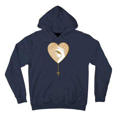 Rosary Virgin Mary Tall Hoodie