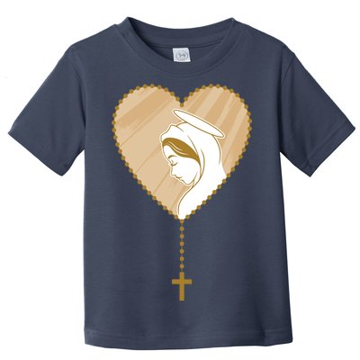 Rosary Virgin Mary Toddler T-Shirt