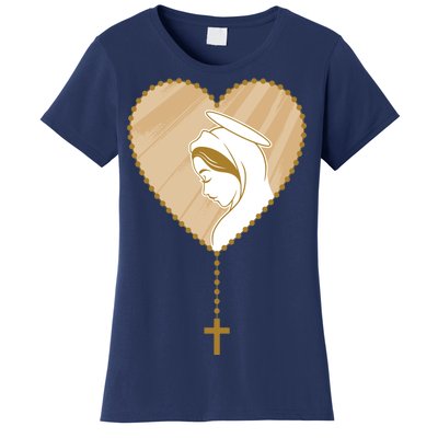 Rosary Virgin Mary Women's T-Shirt