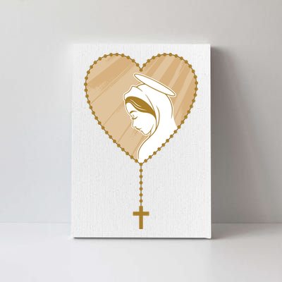 Rosary Virgin Mary Canvas