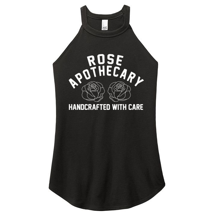 Rose Apothecary Handcrafted With Care Women's Perfect Tri Rocker Tank