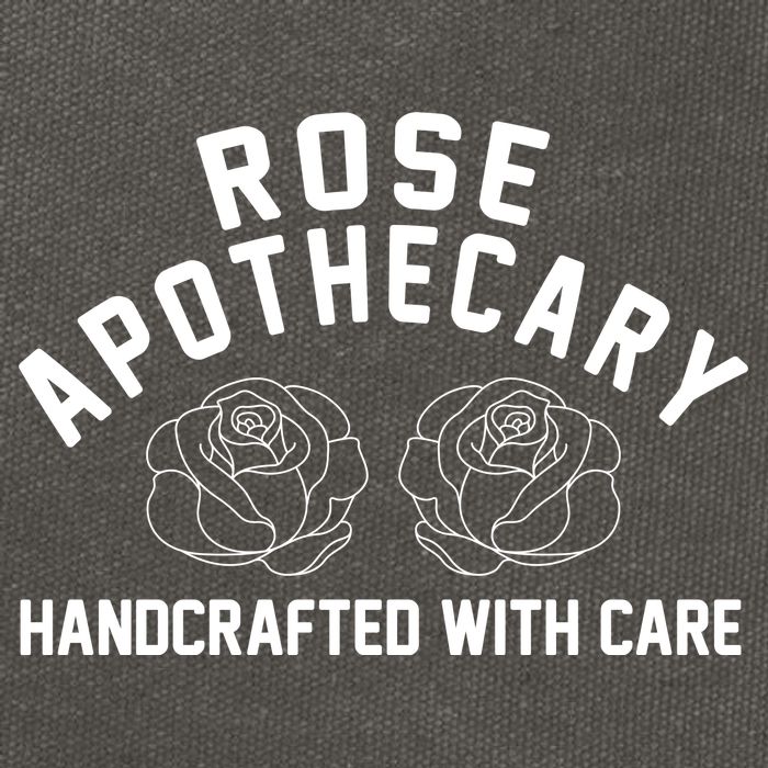 Rose Apothecary Handcrafted With Care Cotton Canvas Backpack
