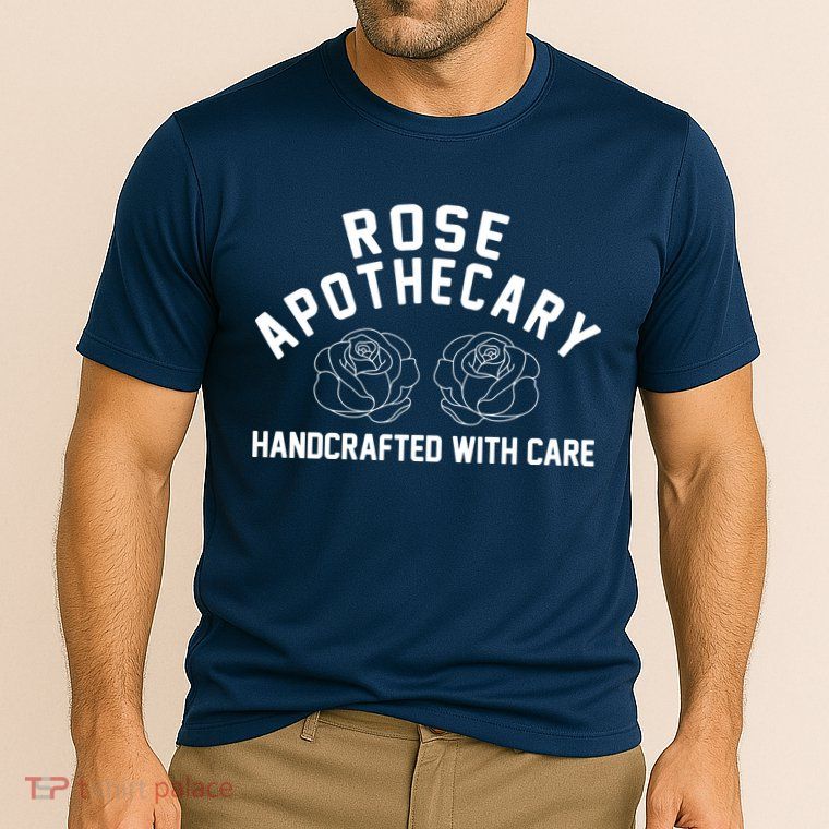 Rose Apothecary Handcrafted With Care Cooling Performance Crew T-Shirt