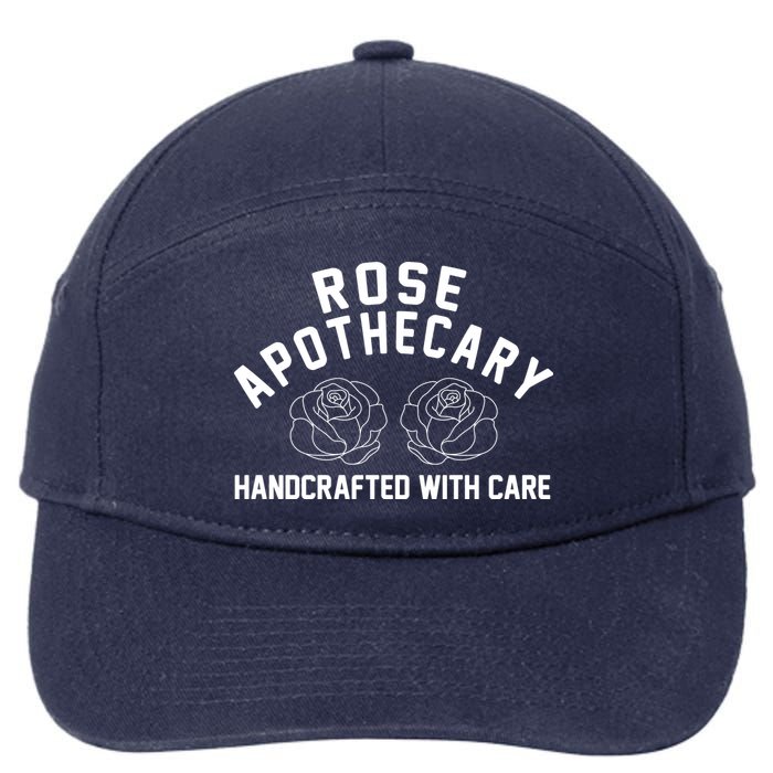 Rose Apothecary Handcrafted With Care 7-Panel Snapback Hat