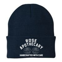 Rose Apothecary Handcrafted With Care Knit Cap Winter Beanie