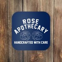 Rose Apothecary Handcrafted With Care Coaster